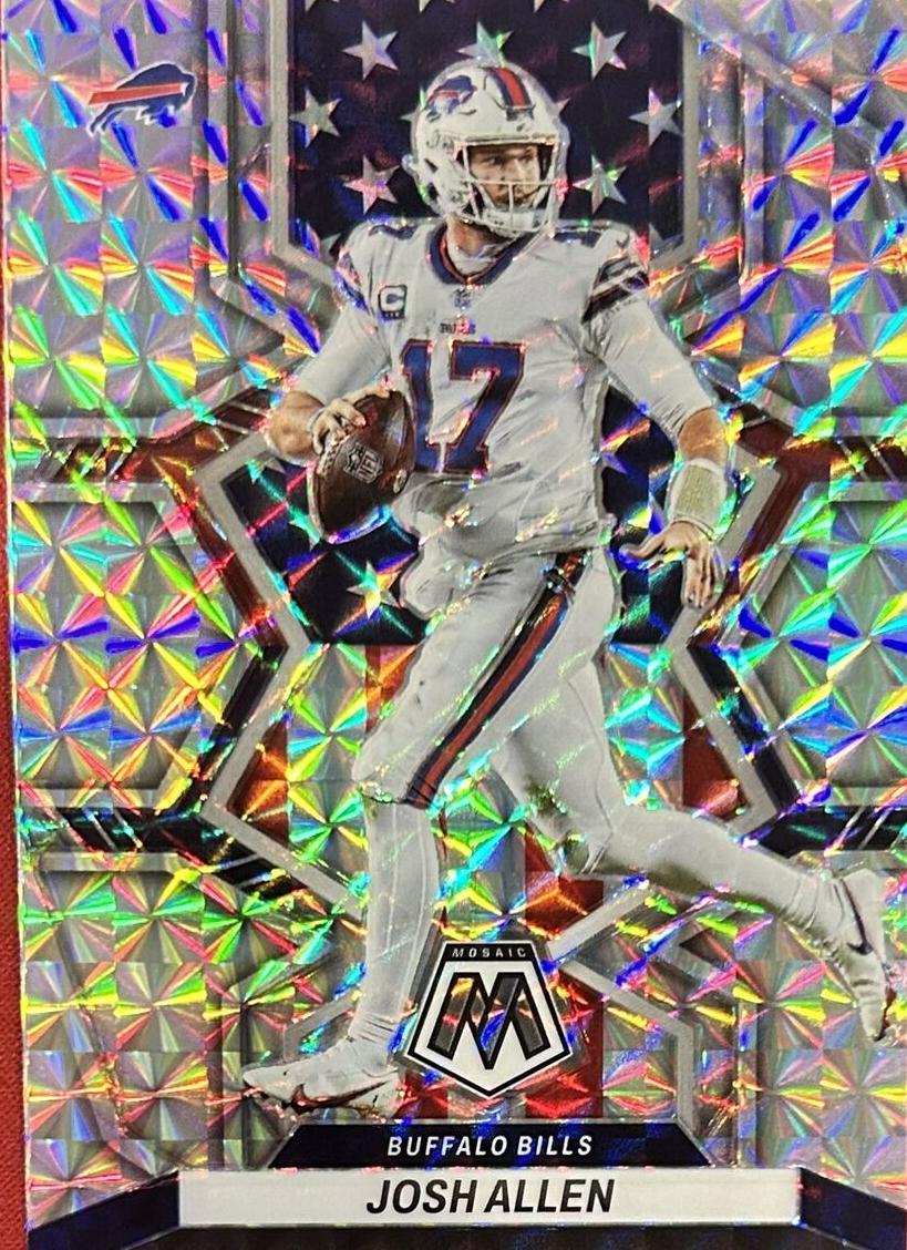 2022 Panini Mosaic Football Mosaic Josh Allen #253 PSA 9