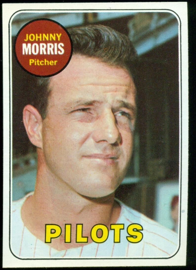 1969 Topps Baseball Johnny Morris #111 PSA 9