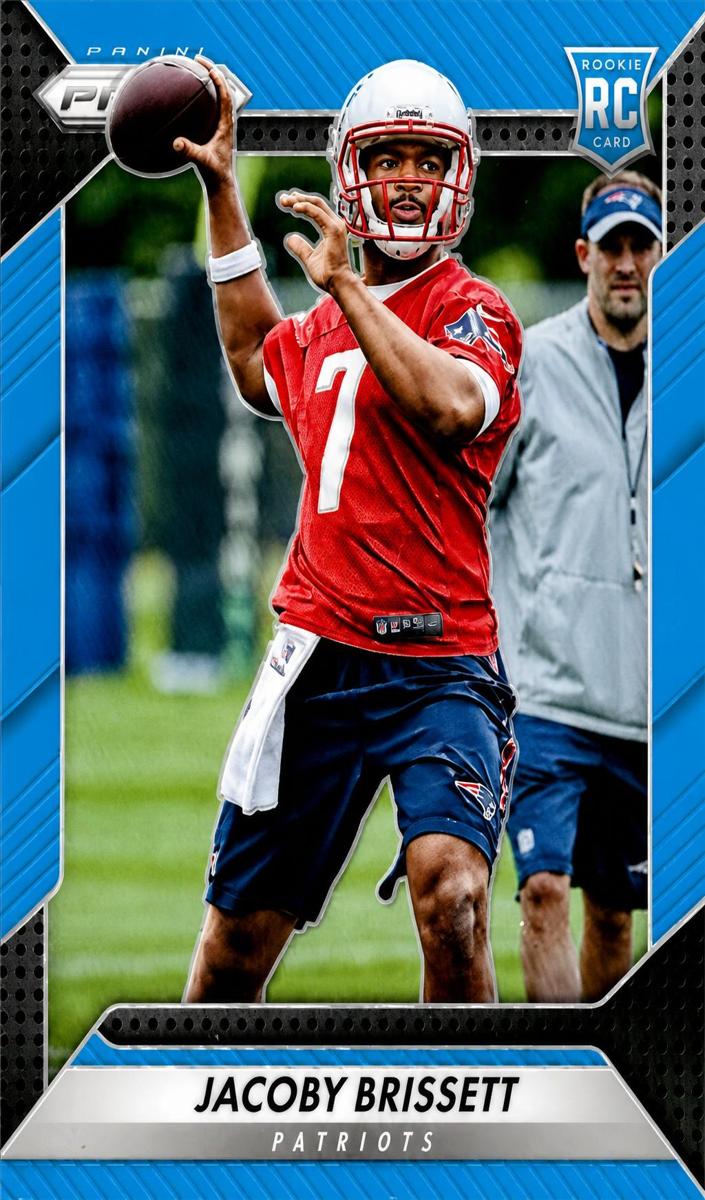 2016 Panini Prizm Football Blue Prizm Jacoby Brissett #292 PSA 9