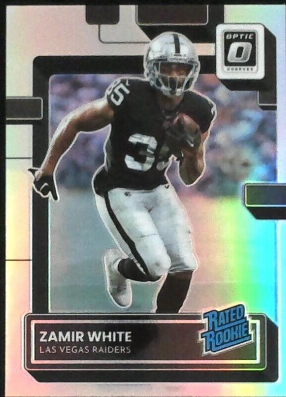 2022 Donruss Optic Football Holo Zamir White #234 PSA 8.5