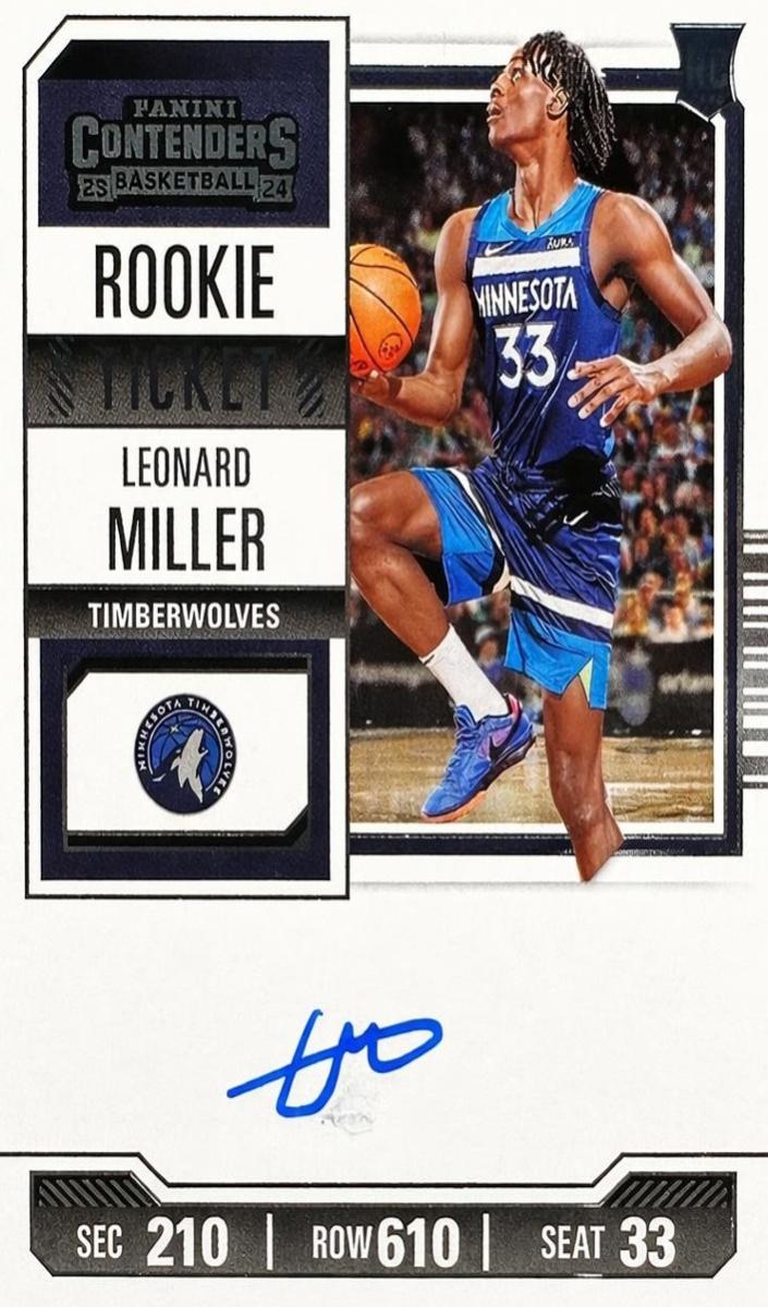 2023 Panini Contenders Basketball Leonard Miller #124