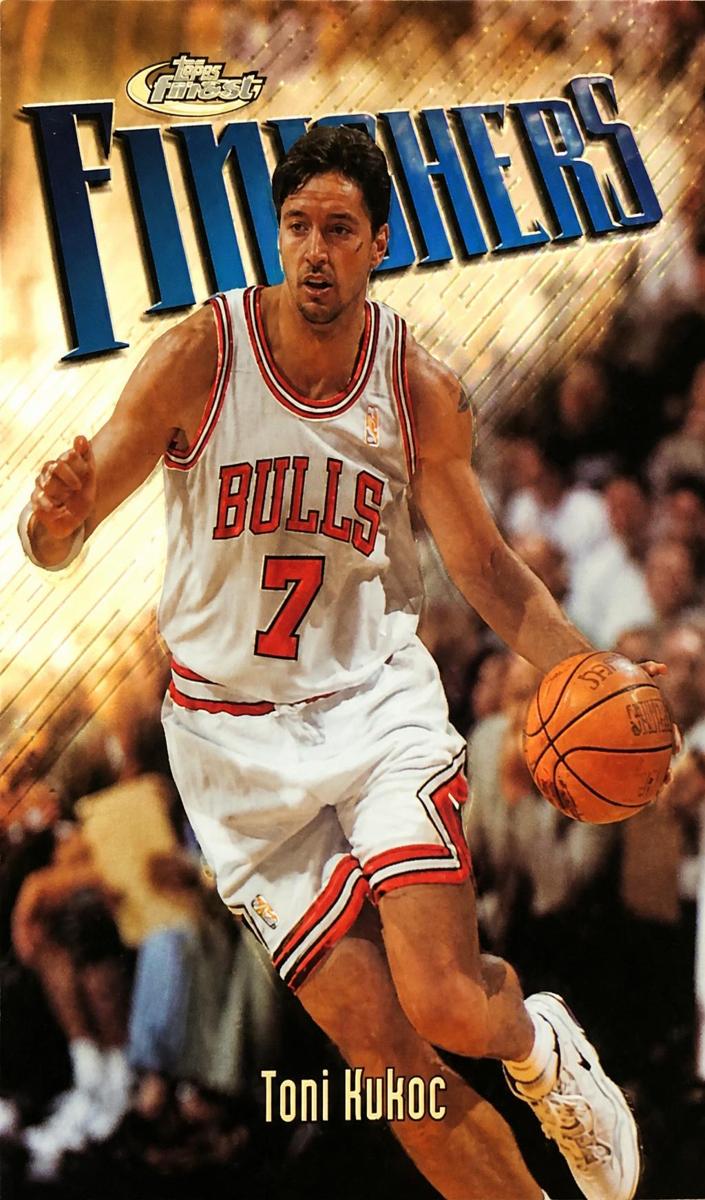 1997 Topps Finest Basketball Toni Kukoc #142