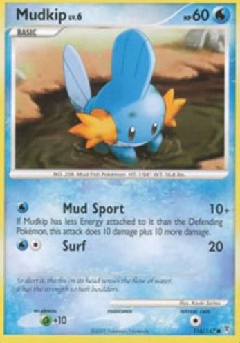 2009 Pokemon Platinum Supreme Victors Mudkip #116 PSA 9