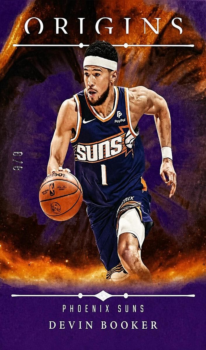 2024 Panini Origins Basketball Purple FOTL Devin Booker #2