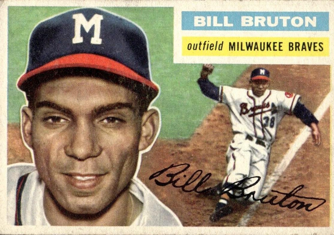 1956 Topps Baseball Bill Bruton #185