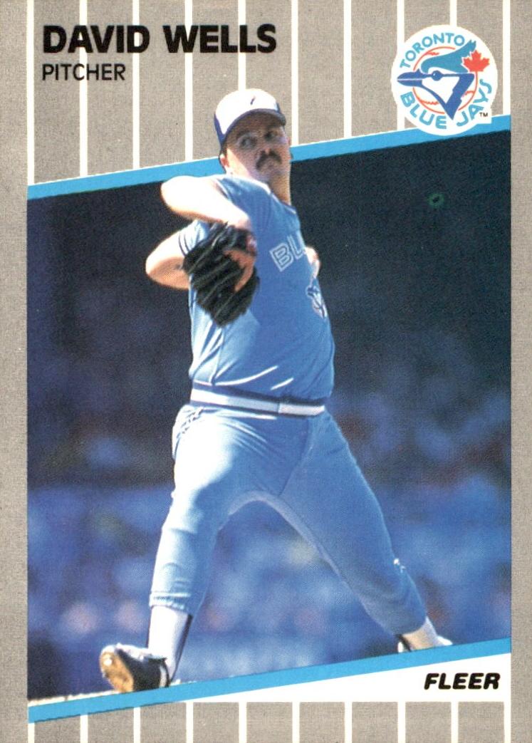 1989 Fleer Baseball David Wells #247 PSA 9