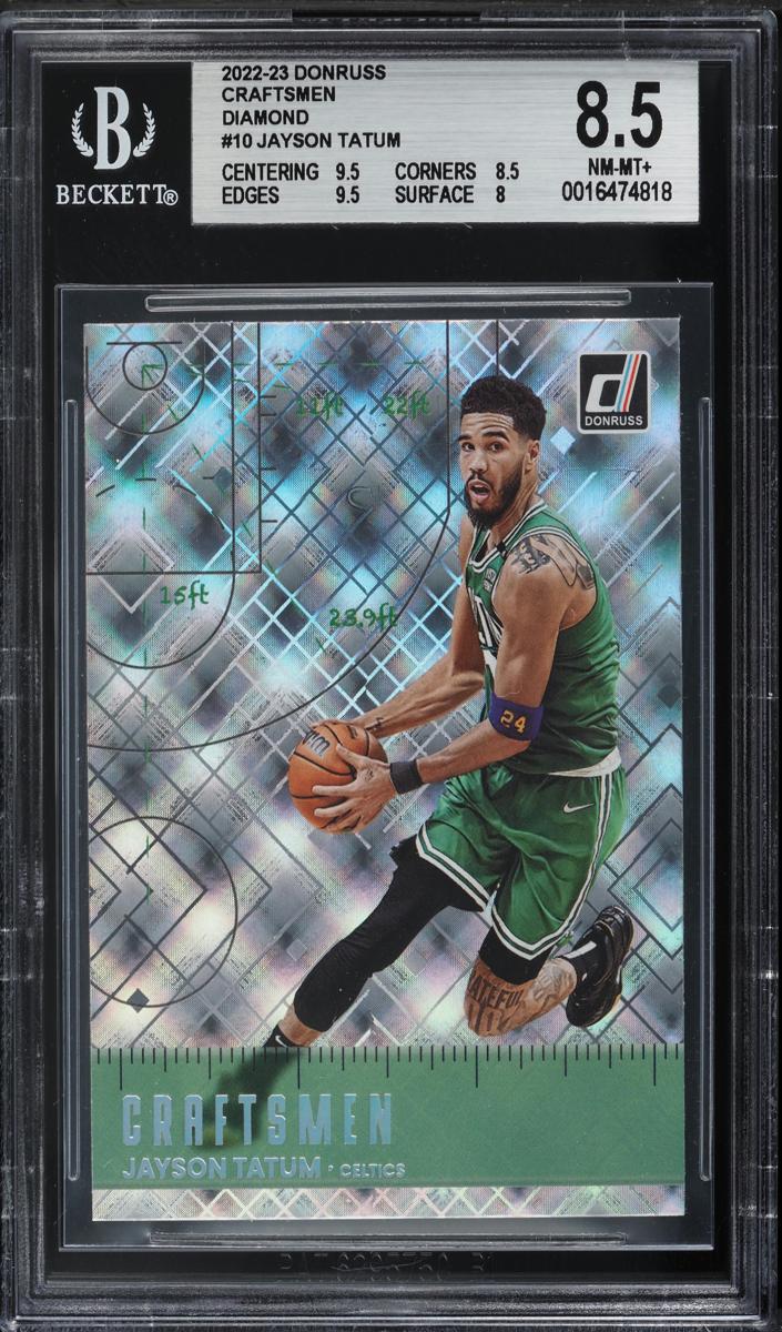 2022 Panini Donruss Basketball Diamond Jayson Tatum #10 PSA 10