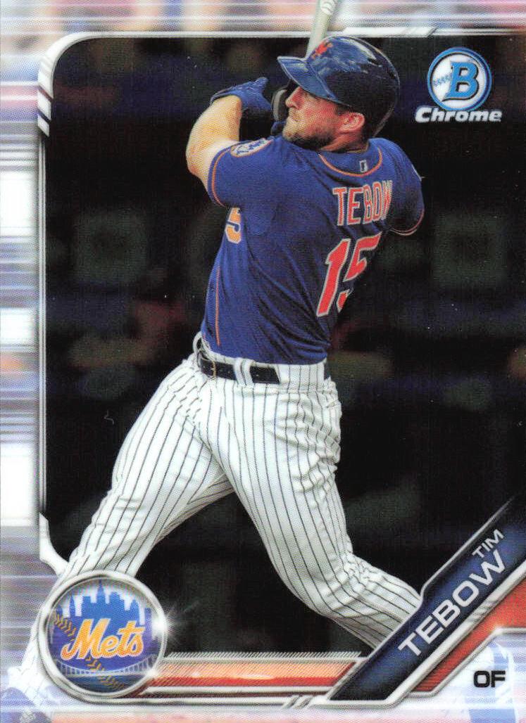 2019 Bowman Draft Chrome Baseball Tim Tebow #BDC-92 PSA 10