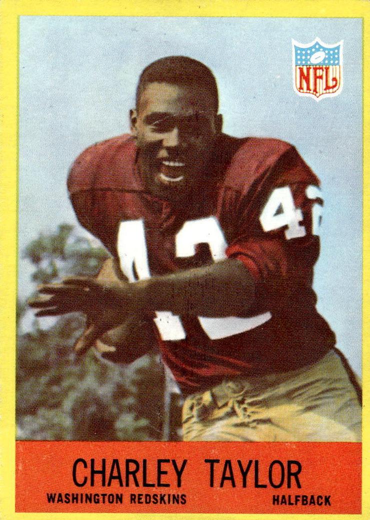 1967 Philadelphia Football Charley Taylor #190