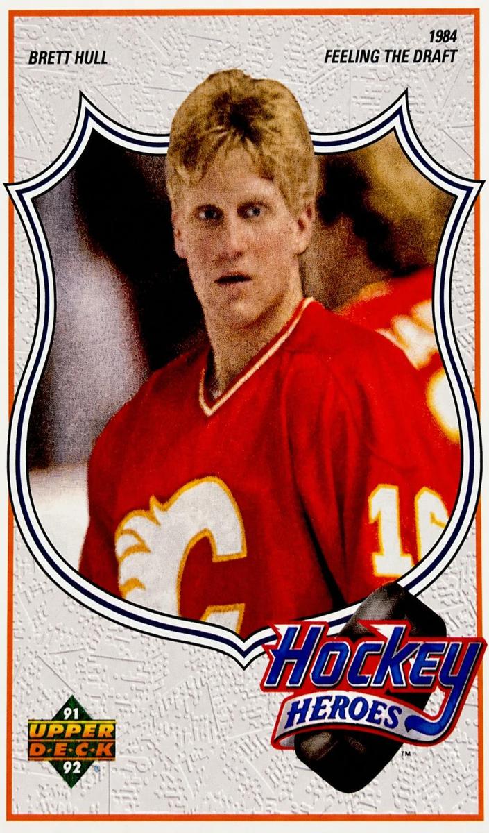 1991 Upper Deck Hockey Brett Hull #2