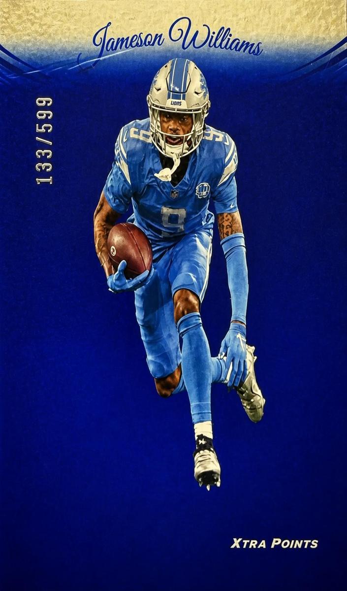 2024 Panini Prestige Football Blue Xtra Points Jameson Williams #100