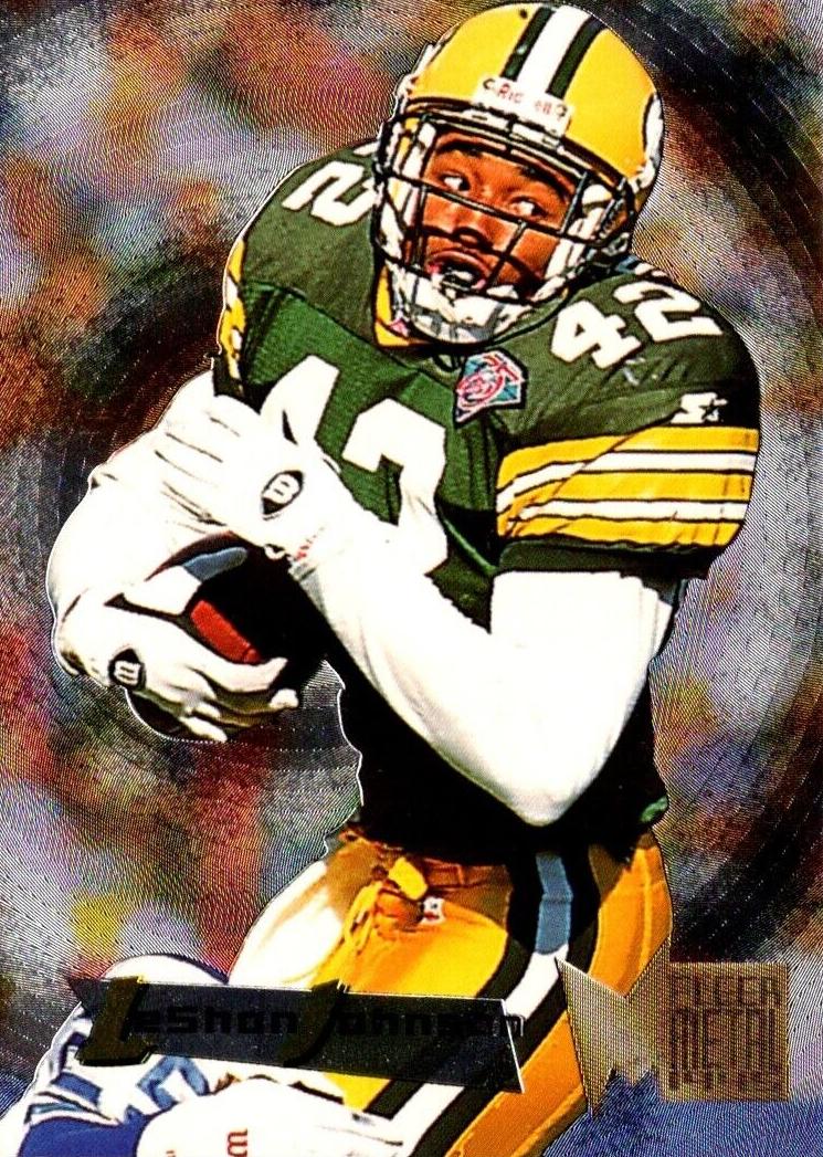 1995 Fleer Metal Football LeShon Johnson #71