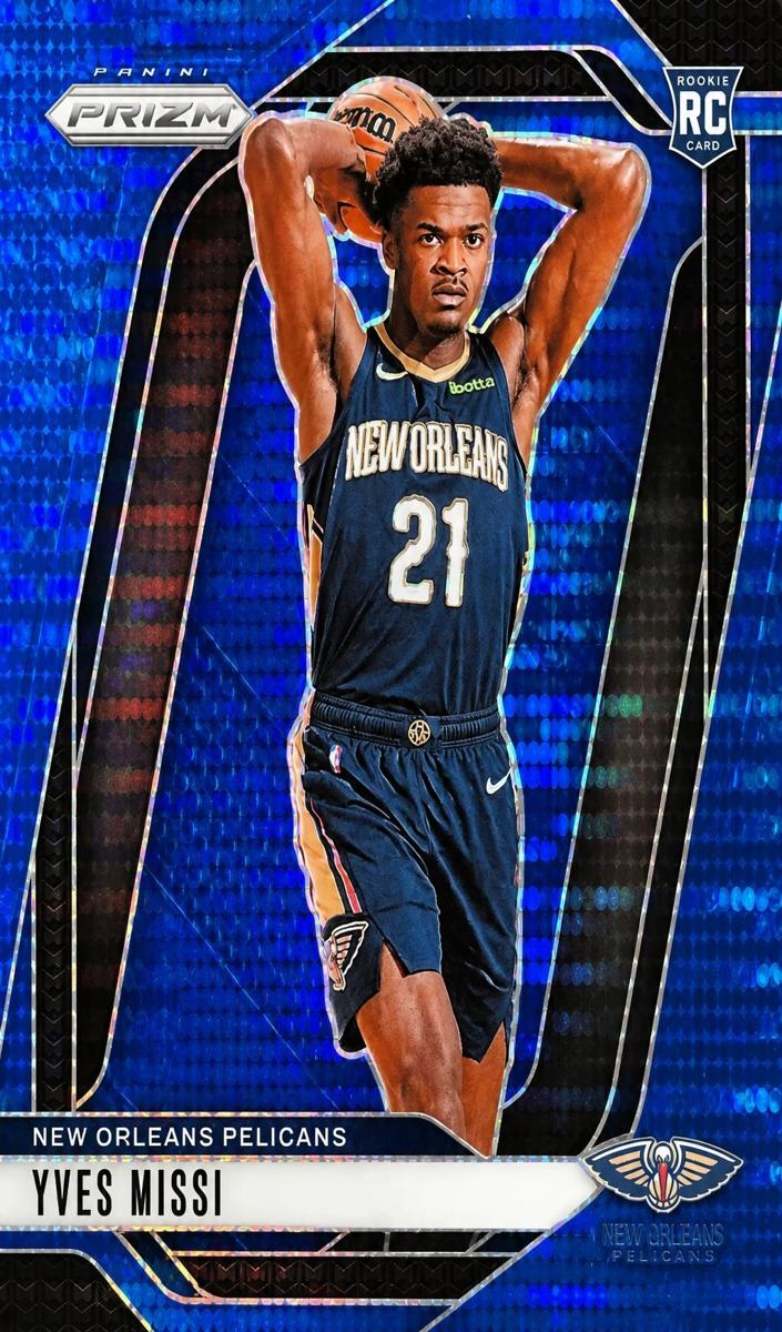 2024 Panini Prizm Basketball Blue Pulsar Yves Missi #233
