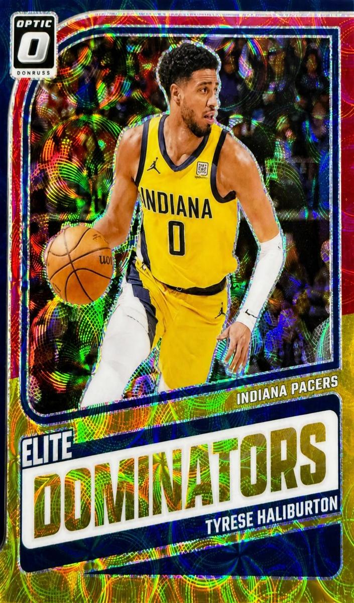 2024 Donruss Optic Basketball Red and Gold International Tyrese Haliburton #9