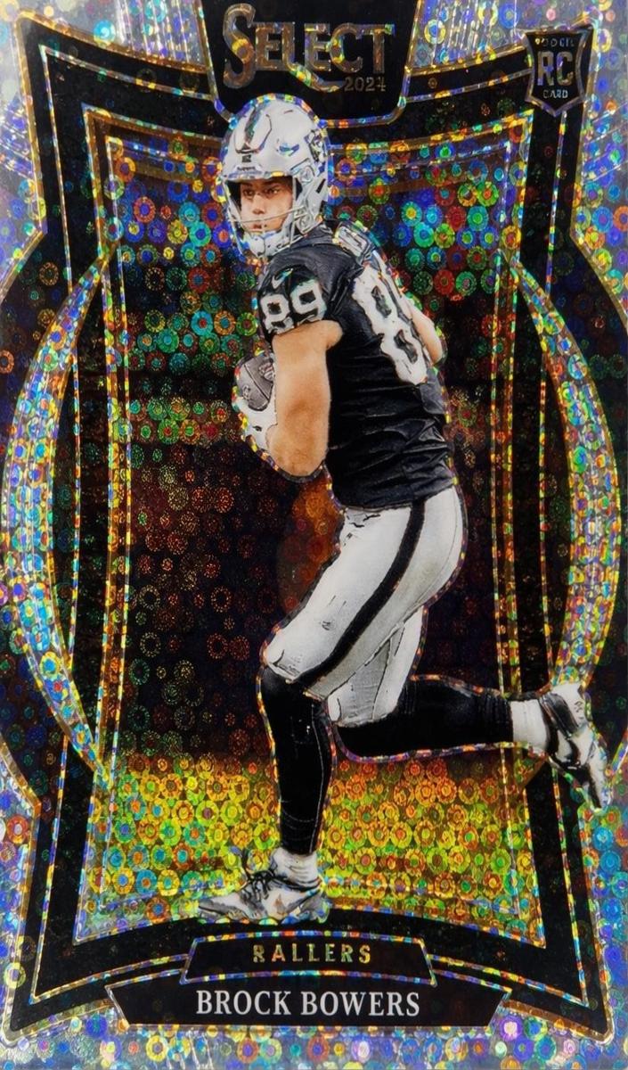 2024 Panini Select Football Disco Brock Bowers #31 PSA 9