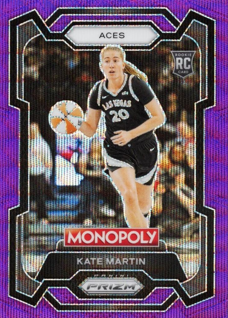 2024 Panini Prizm Monopoly WNBA Basketball Purple Kate Martin #40 PSA 10