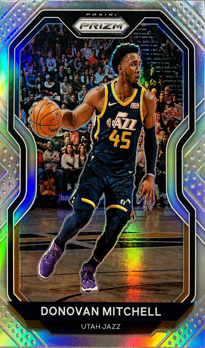 2020 Panini Prizm Basketball Silver Prizm Donovan Mitchell #67 PSA 9
