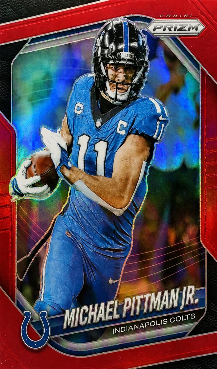 2024 Panini Prizm Football Red Michael Pittman Jr. #123