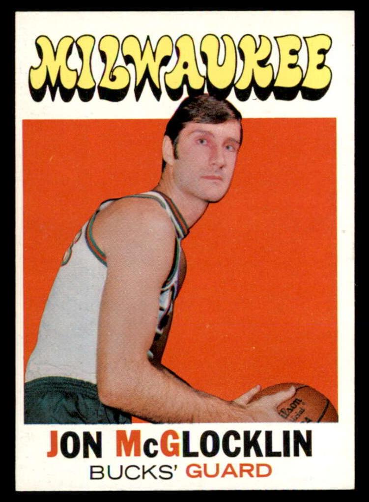 1971 Topps Basketball Jon McGlocklin #74