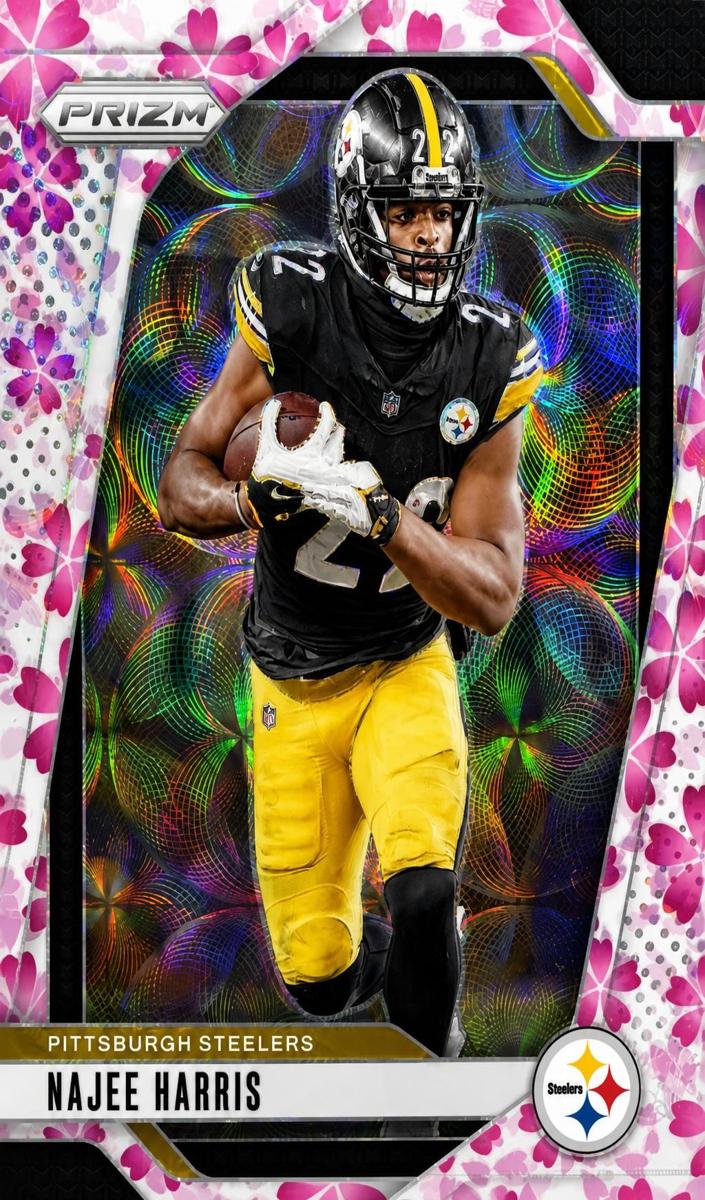 2024 Panini Prizm Football Choice Cherry Blossom Najee Harris #241 PSA 9