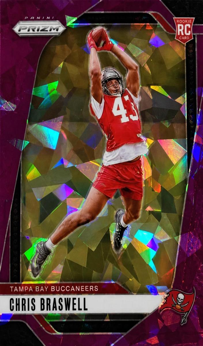 2024 Panini Prizm Football Purple Ice Chris Braswell #320