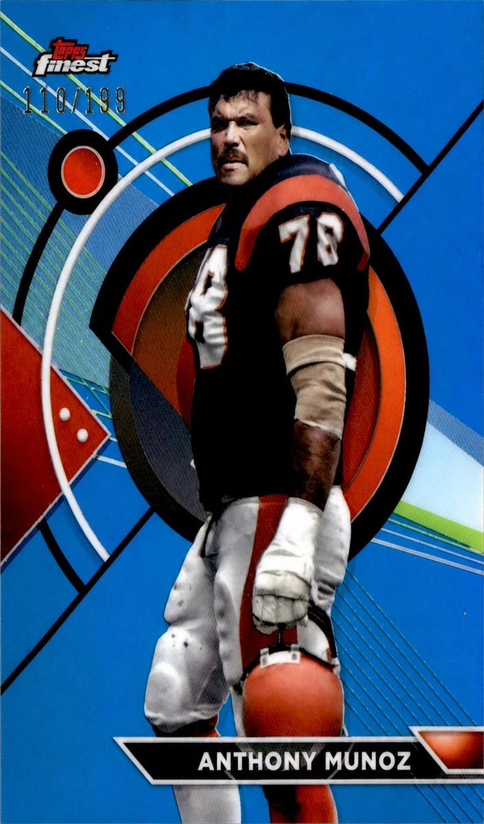 2023 Topps Composite Football Blue Refractor Anthony Munoz #166