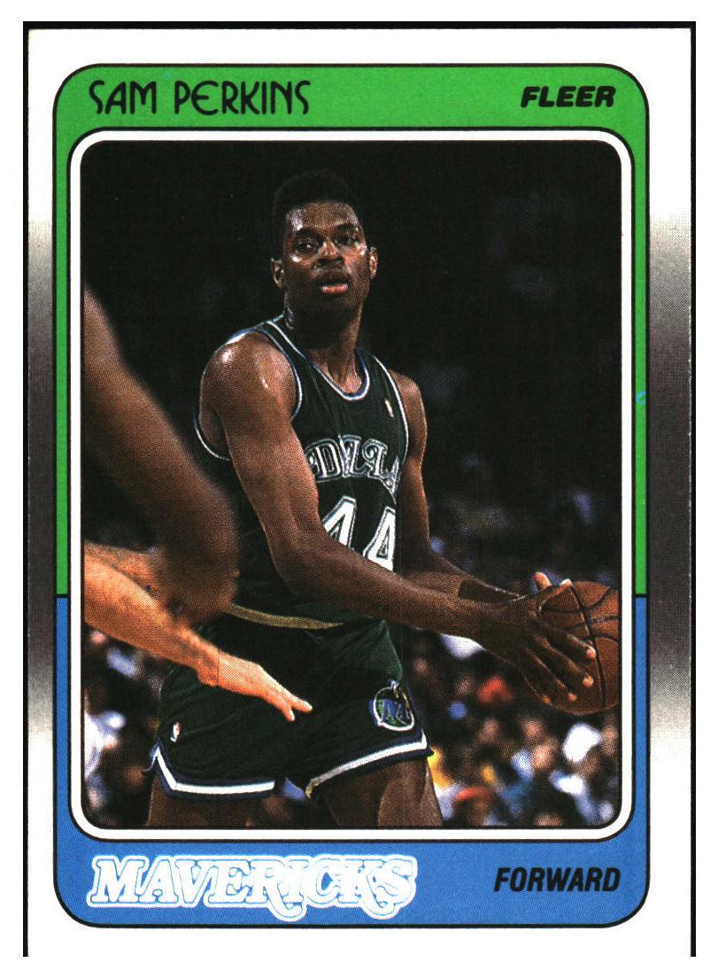 1988 Fleer Basketball Sam Perkins #31 PSA 10