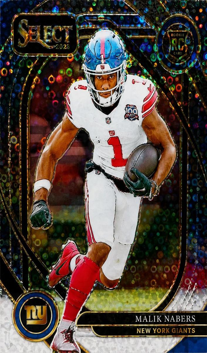 2024 Panini Select Football Disco Malik Nabers #220 PSA 9
