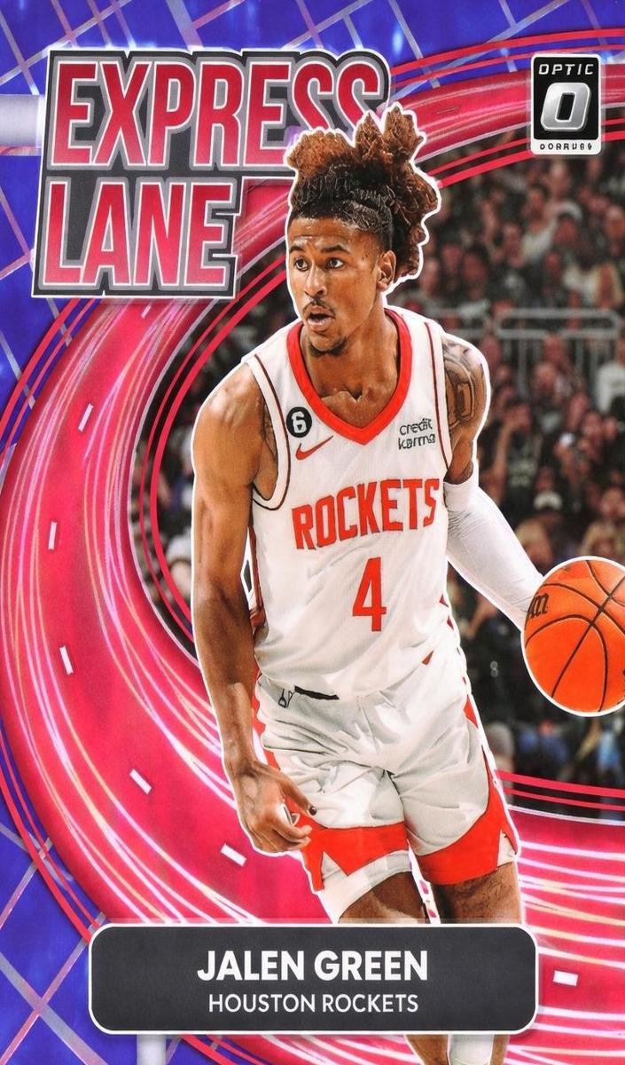 2022 Donruss Optic Basketball Purple Jalen Green #18 PSA 9