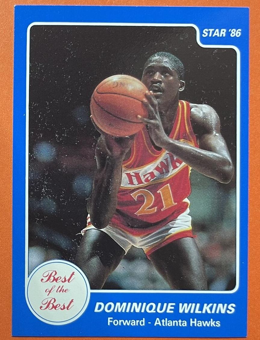 1986 Star Basketball Dominique Wilkins #14 BGS 9