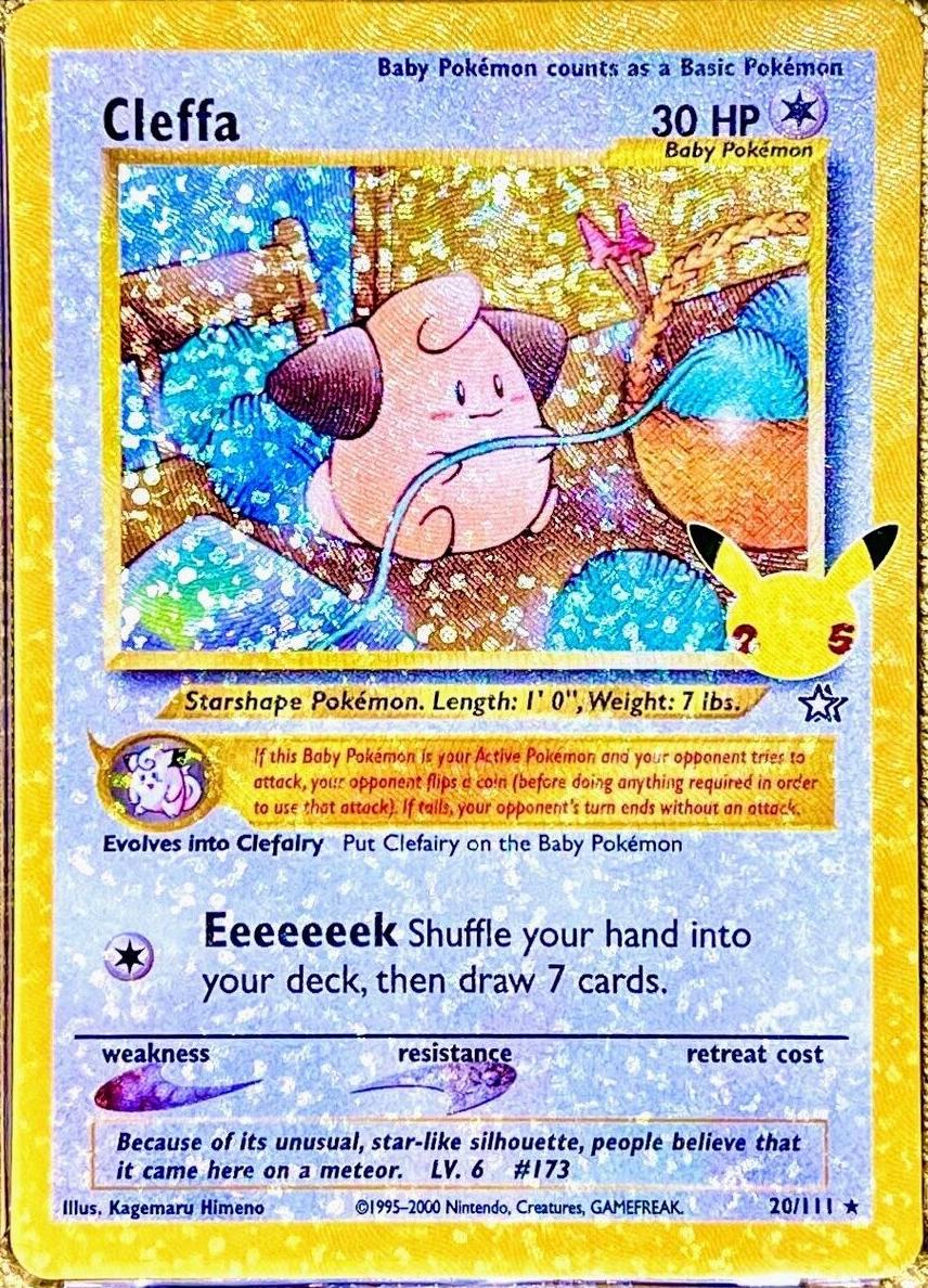 2021 Pokemon Celebrations Classic Collection Cleffa #20