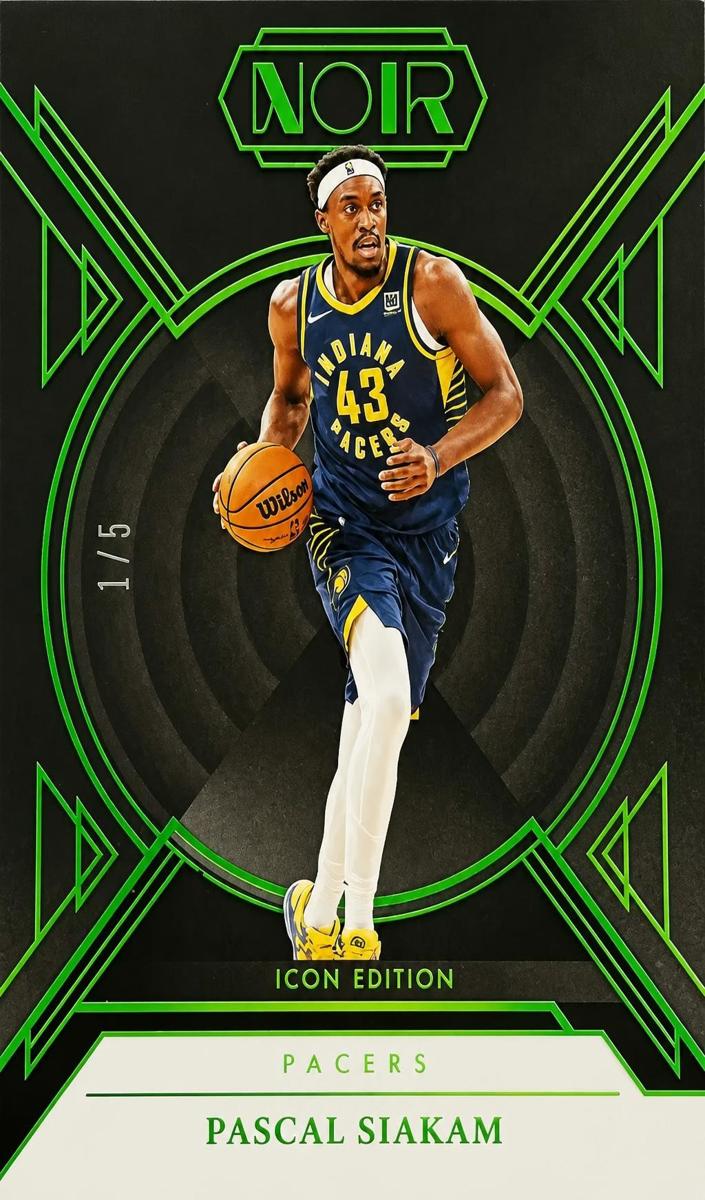2024 Panini Noir Basketball International Holo Green Pascal Siakam #96