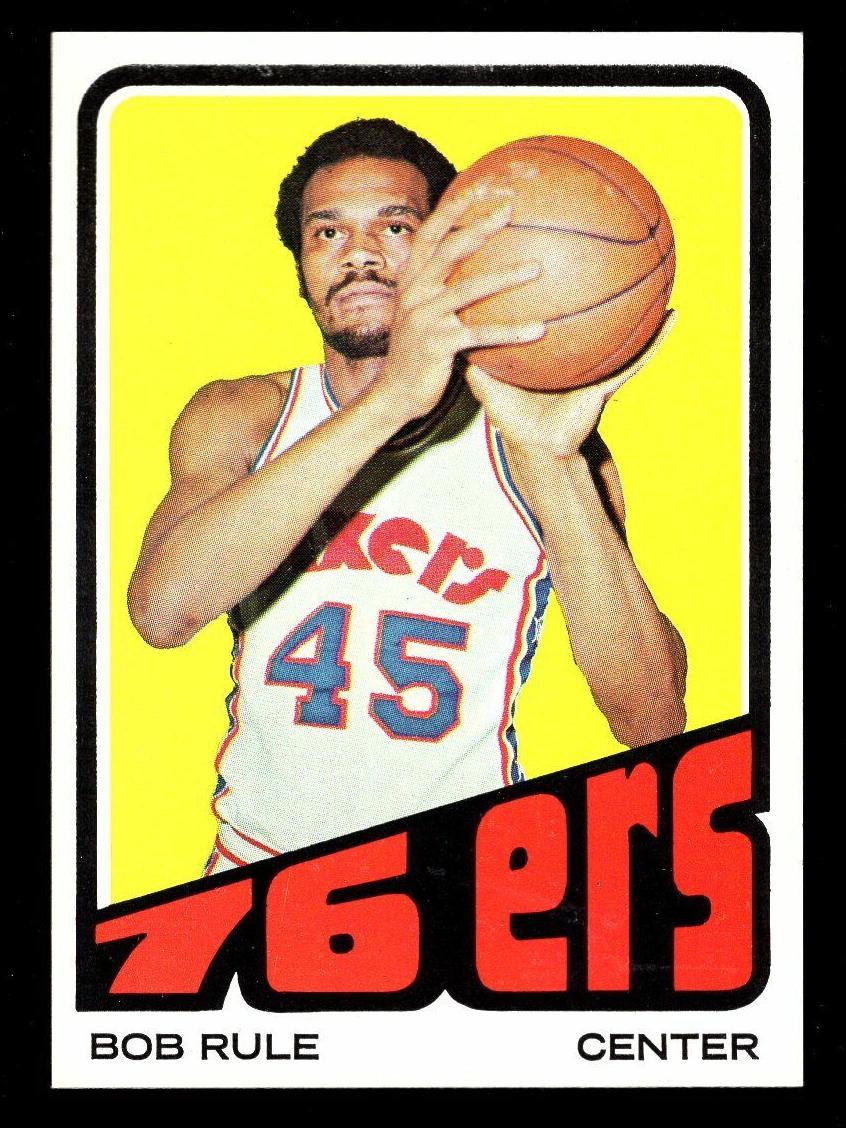 1972 Topps Basketball Bob Rule #40 SGC 9