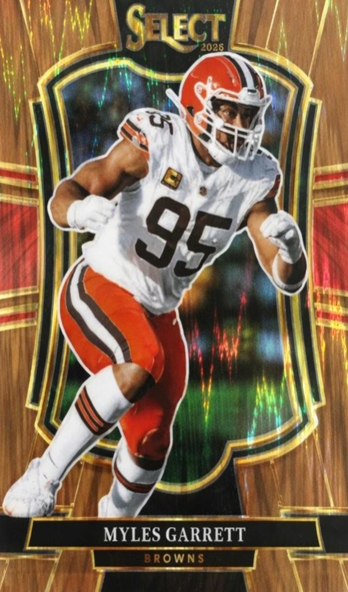 2025 Panini Select Football Copper Shock Myles Garrett #156