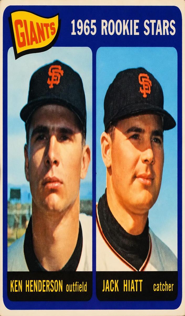 1965 Topps Baseball Giants Rookies #497 PSA 8