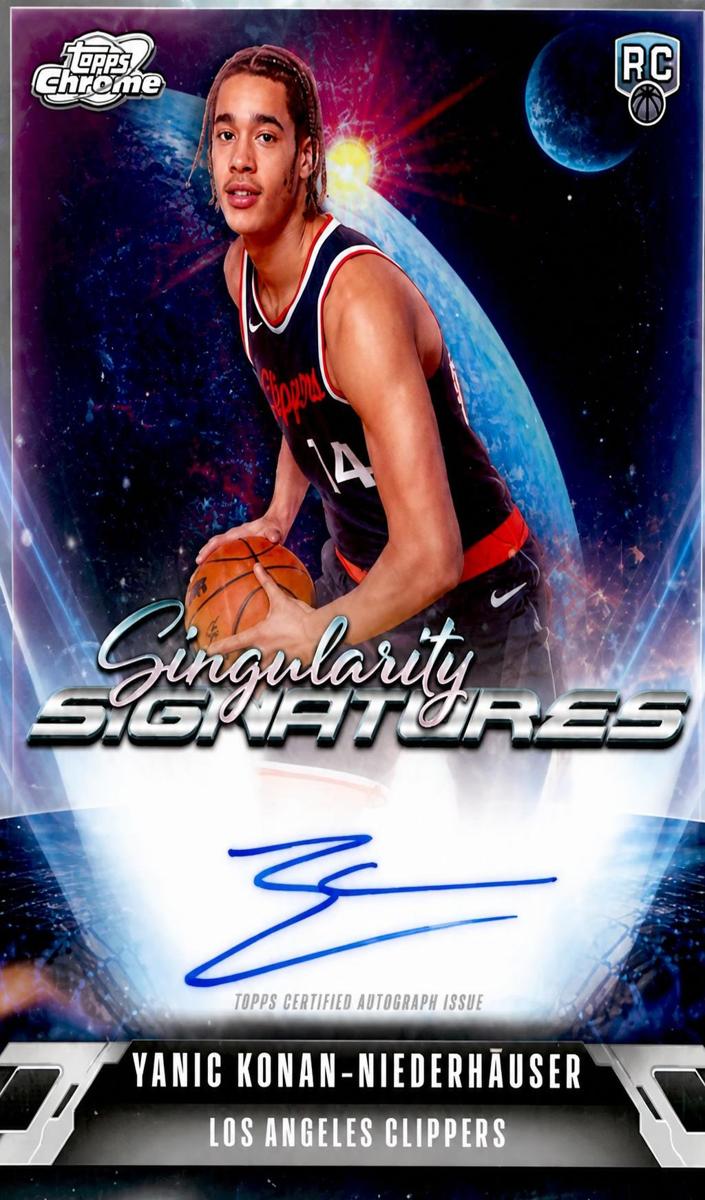 2025 Topps Cosmic Chrome Basketball Yanic Konan-Niederhauser #SS-YK