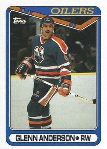 1990 Topps Hockey Glenn Anderson #145