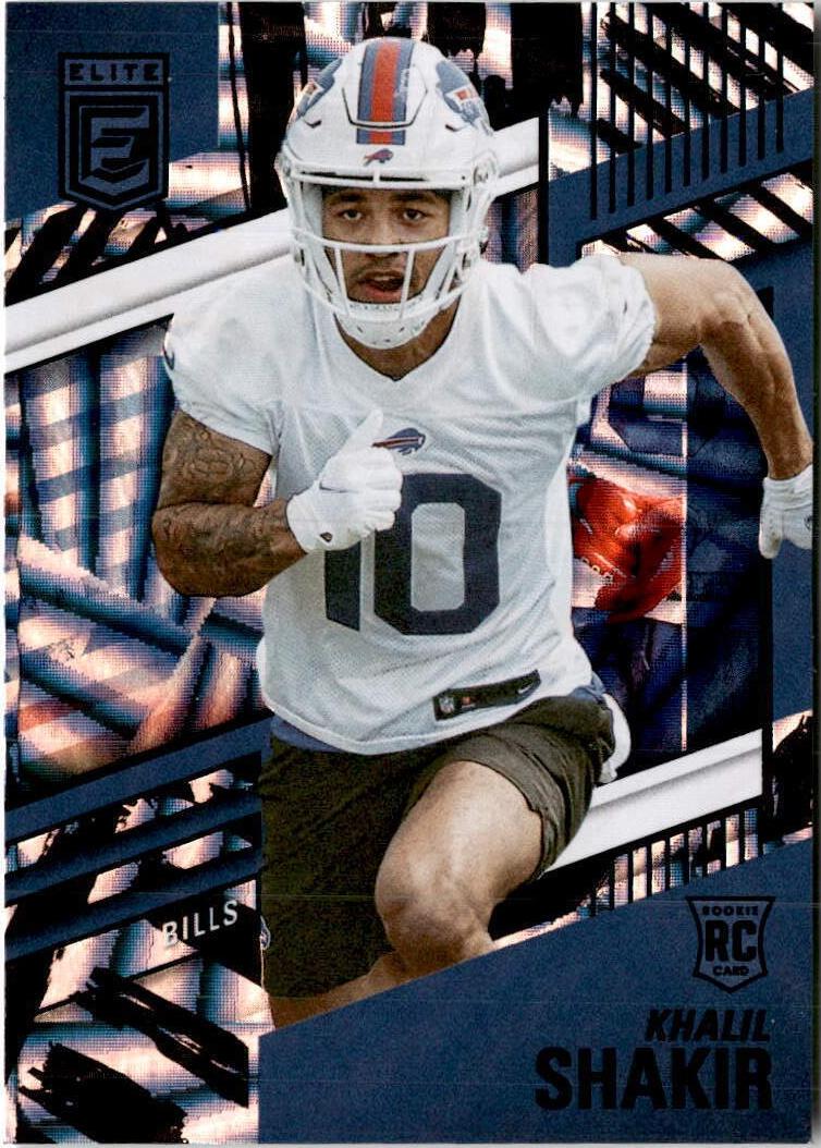 2022 Donruss Elite Football Razzle Dazzle Khalil Shakir #166