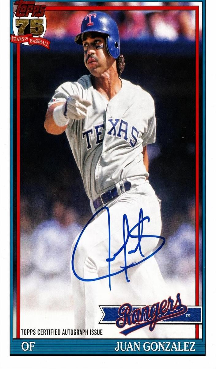 2026 Topps Baseball Juan Gonzalez #91A-JG
