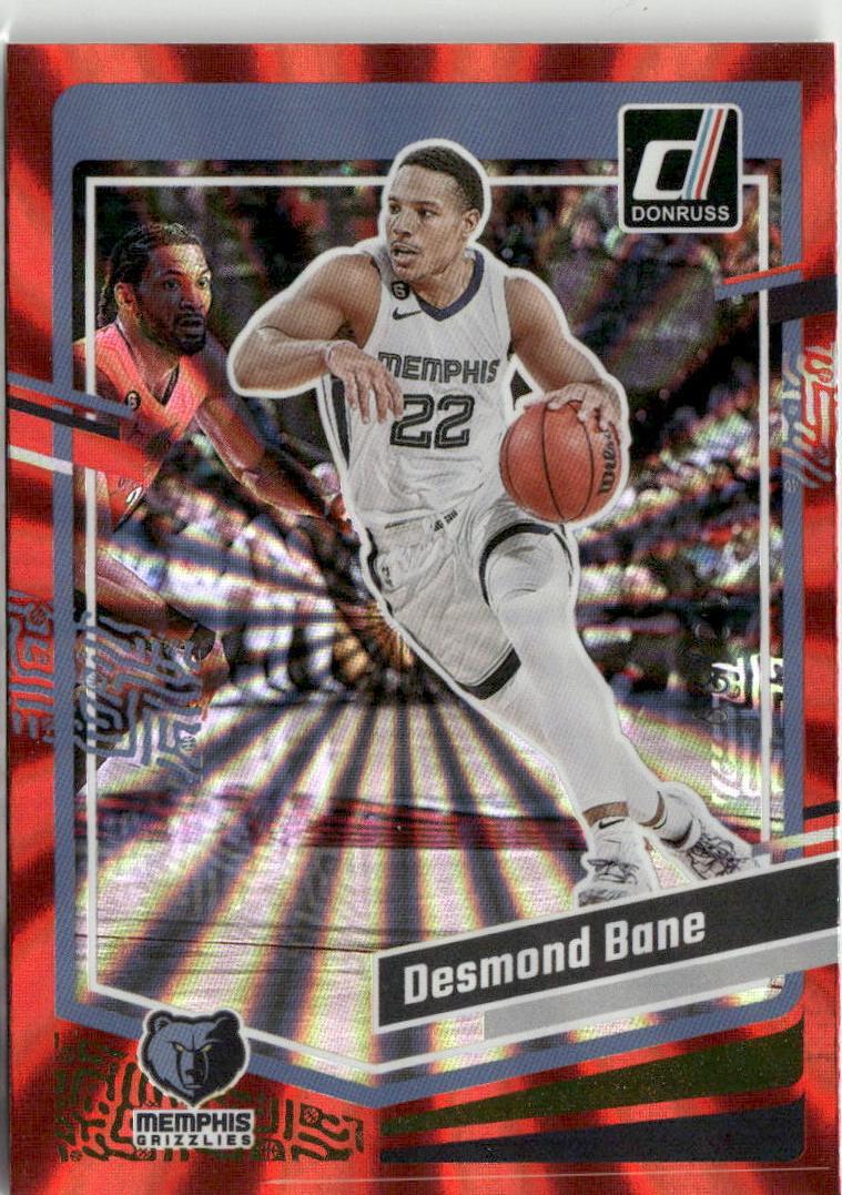 2023 Panini Donruss Basketball Holo Red Laser Desmond Bane #9