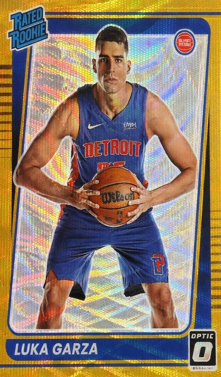 2021 Donruss Optic Basketball Gold Wave Luka Garza #164