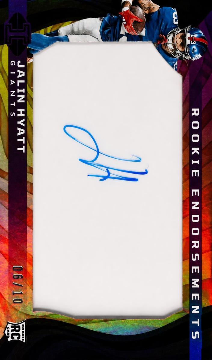 2023 Panini Illusions Football Purple Jalin Hyatt #RE-JHT