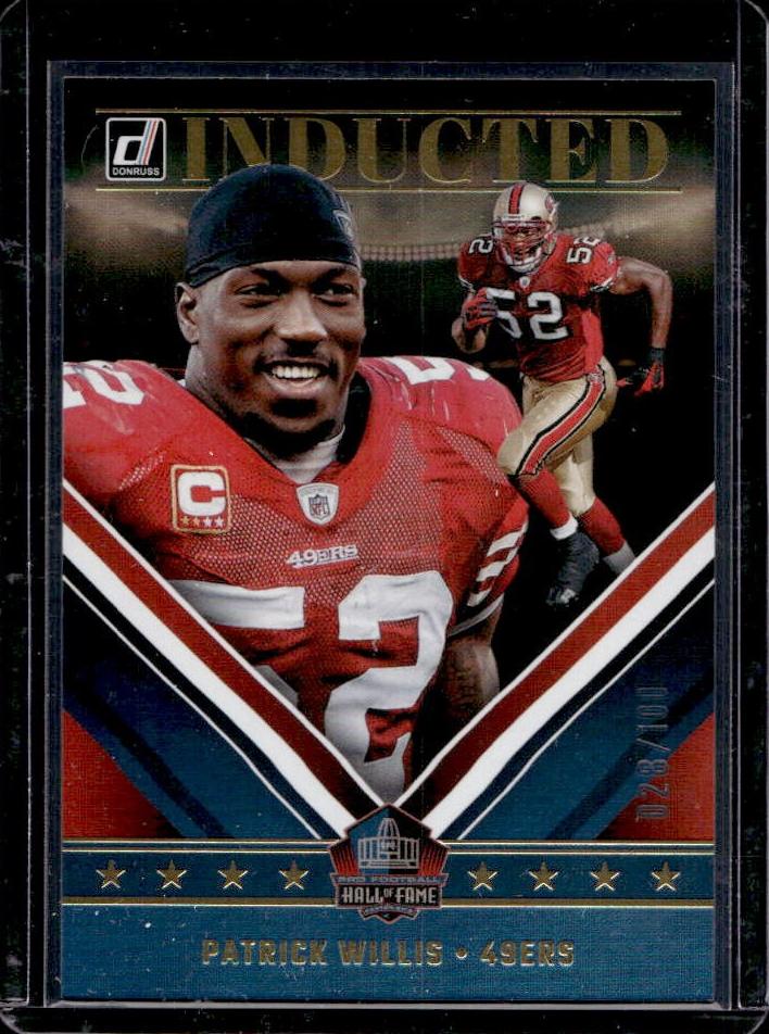 2024 Panini Donruss Football Holo Patrick Willis #I-PW