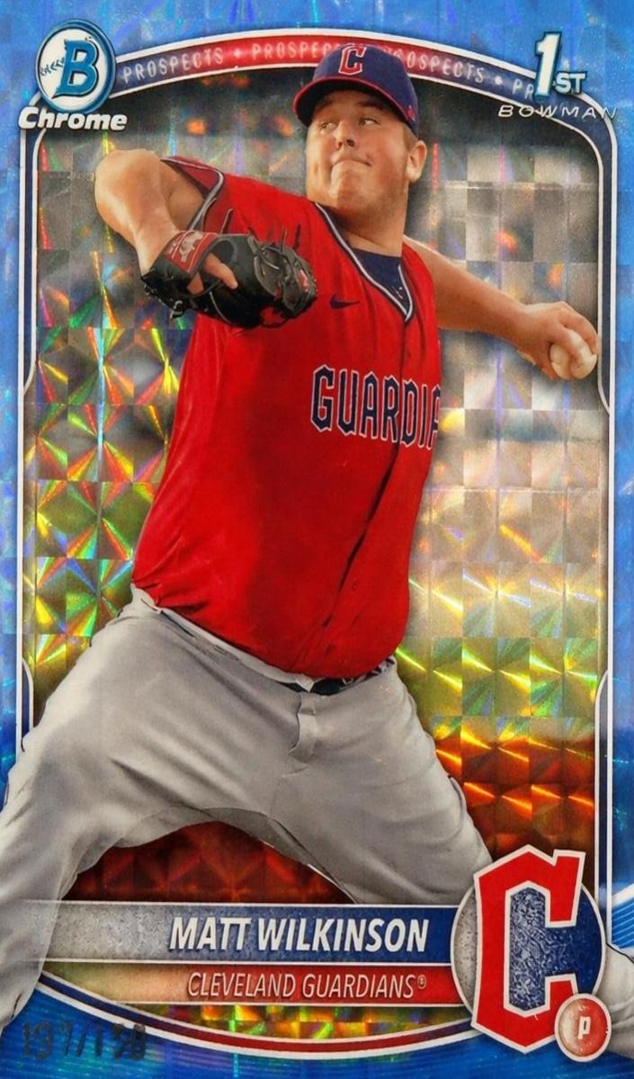 2025 Bowman Chrome Prospects Baseball Blue Geometric Matt Wilkinson #BCP-145