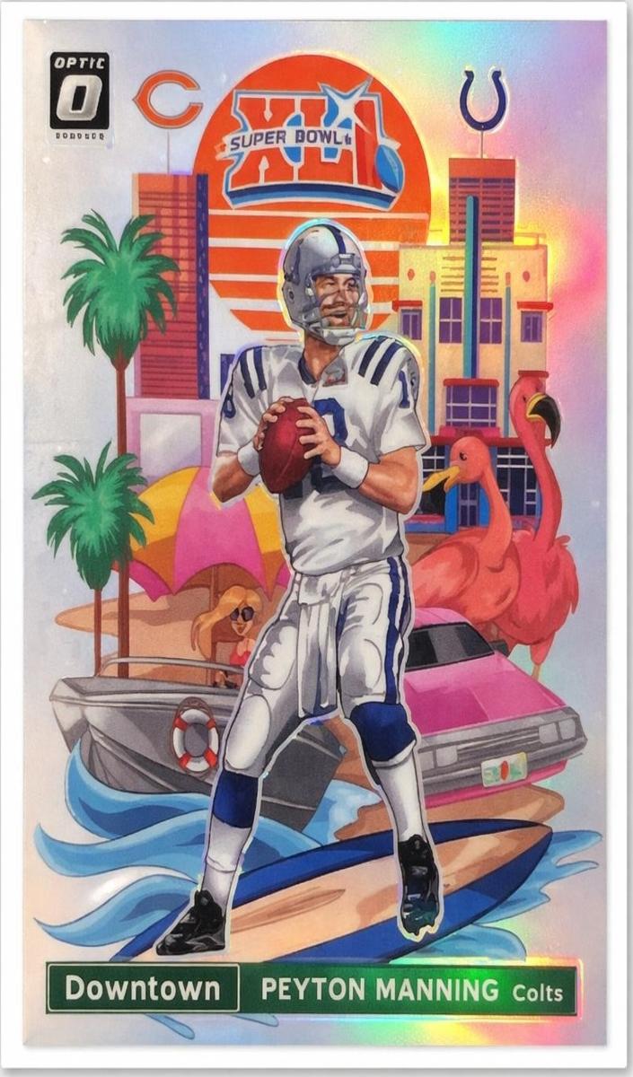 2020 Donruss Optic Football Downtown Peyton Manning #DT-26 PSA 10