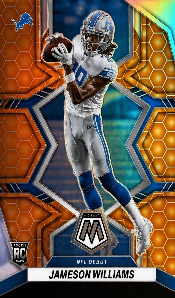 2022 Panini Mosaic Football Honeycomb Jameson Williams #278 PSA 7.5
