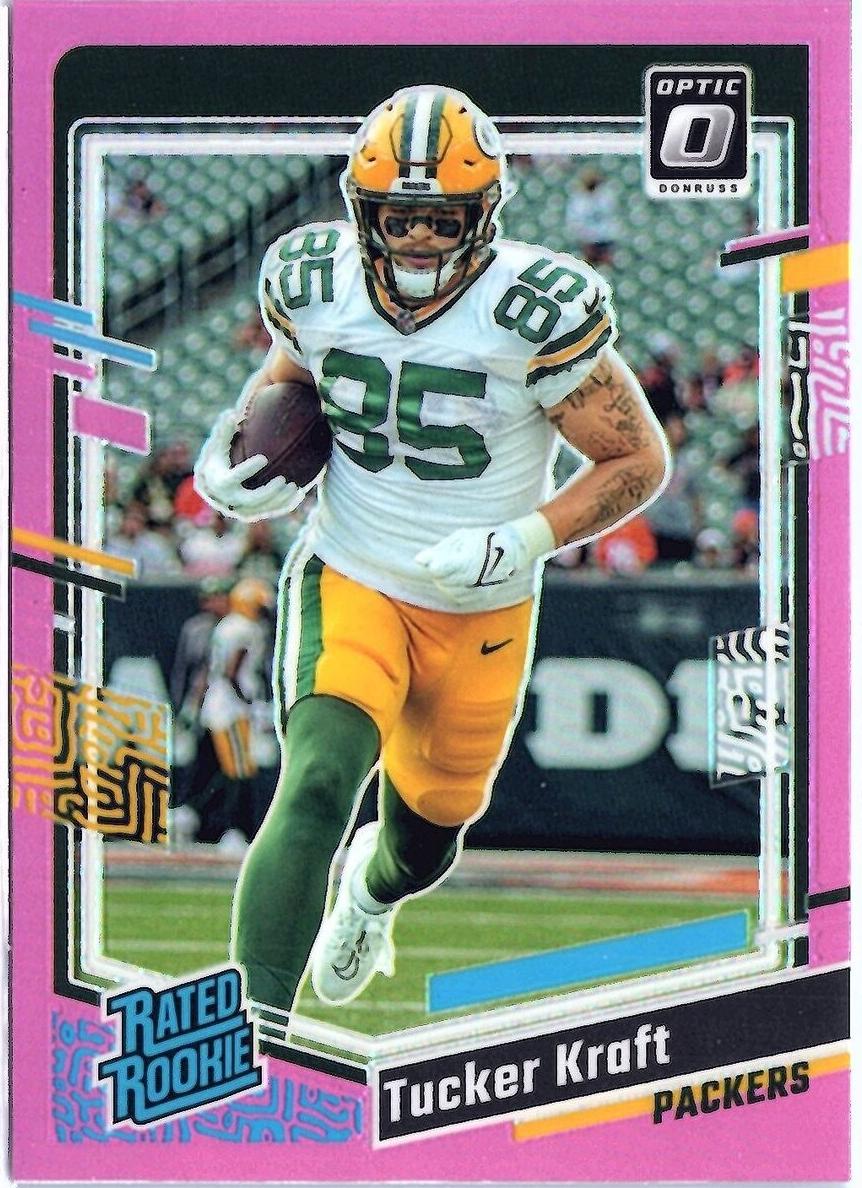 2023 Donruss Optic Football Pink Tucker Kraft #243