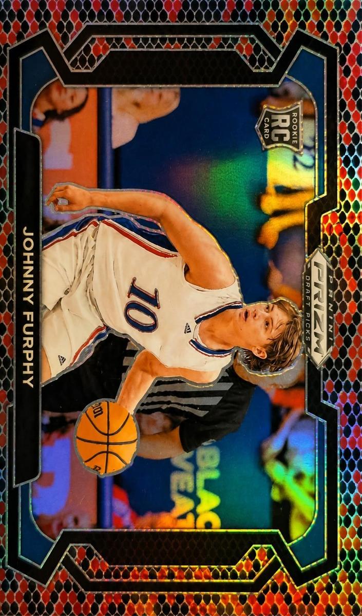 2024 Panini Prizm Draft Picks Basketball Snakeskin Johnny Furphy #91
