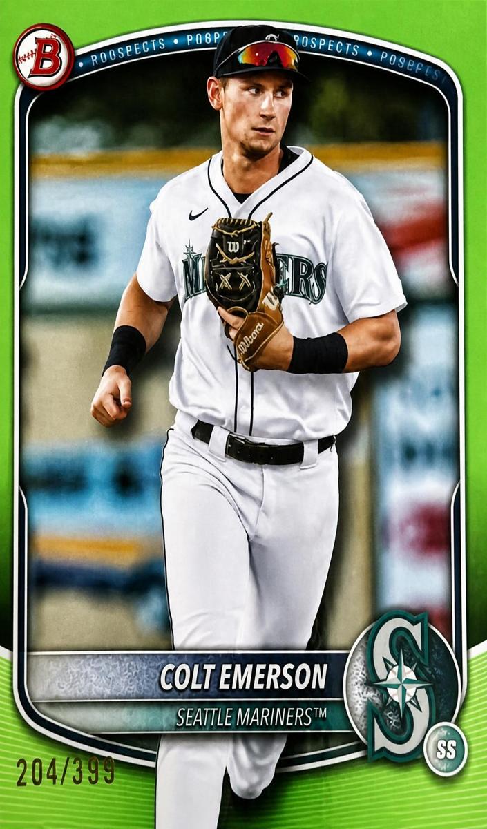 2025 Bowman Baseball Neon Green Colt Emerson #BP-17