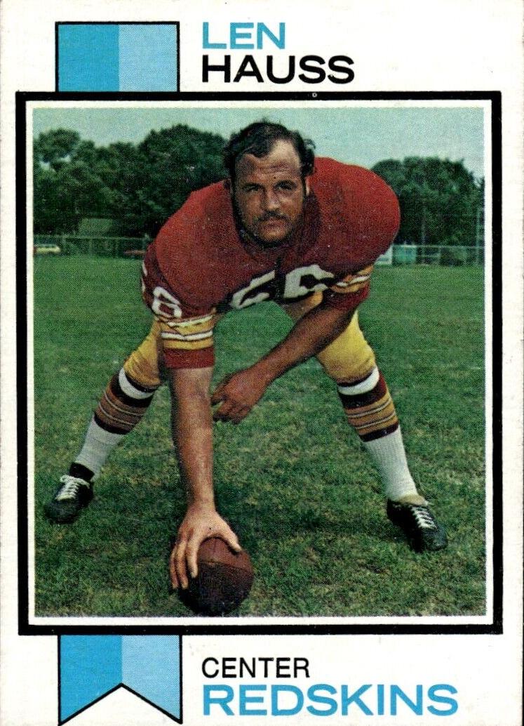 1973 Topps Football Len Hauss #130